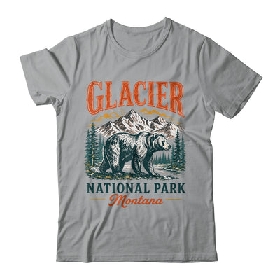 Glacier National Park Montana Bear Vintage Hiking Nature Shirt & Tank Top | teecentury