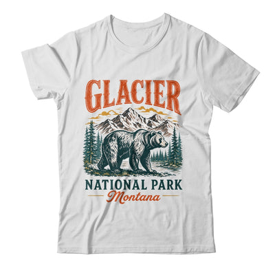 Glacier National Park Montana Bear Vintage Hiking Nature Shirt & Tank Top | teecentury