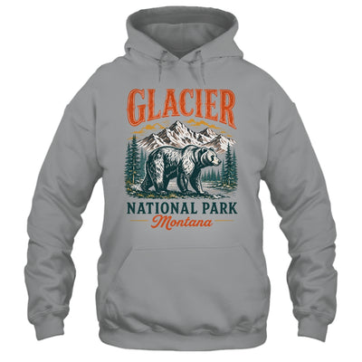 Glacier National Park Montana Bear Vintage Hiking Nature Shirt & Tank Top | teecentury