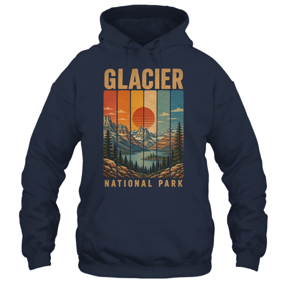 Glacier National Park Montana Usa Outdoor Vintage Hiking Shirt & Tank Top | teecentury