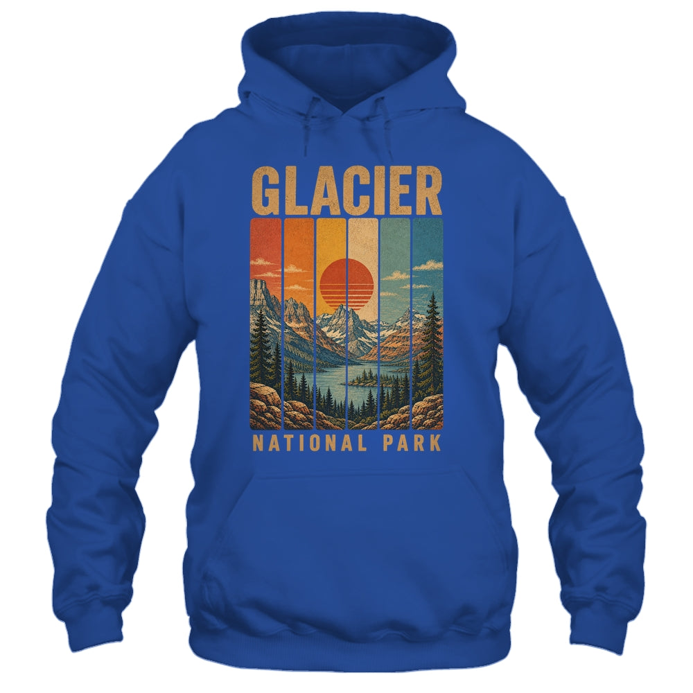 Glacier National Park Montana Usa Outdoor Vintage Hiking Shirt & Tank Top | teecentury