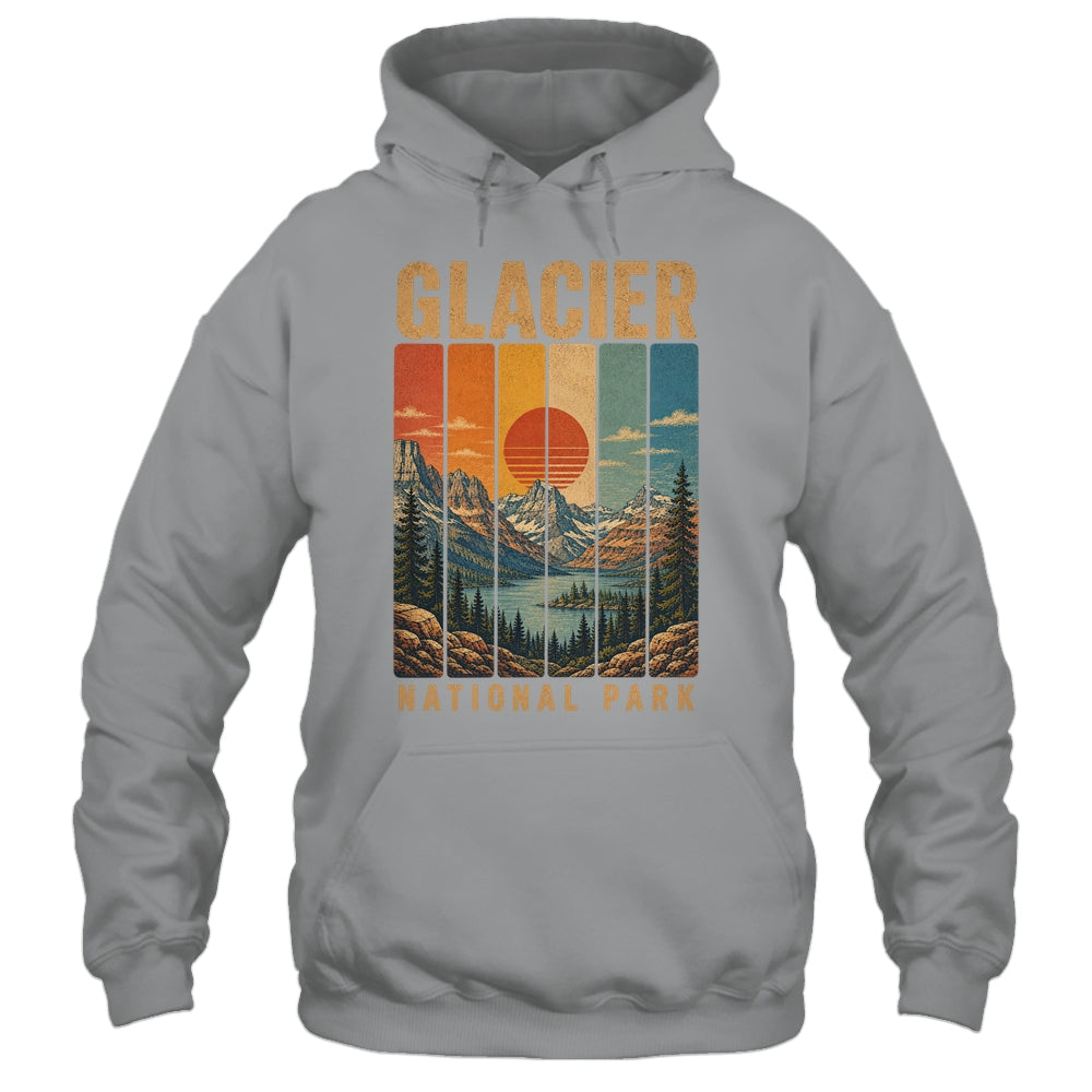 Glacier National Park Montana Usa Outdoor Vintage Hiking Shirt & Tank Top | teecentury