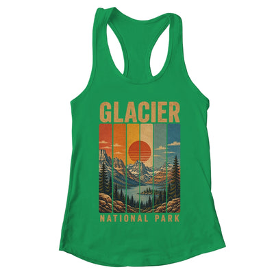 Glacier National Park Montana Usa Outdoor Vintage Hiking Shirt & Tank Top | teecentury