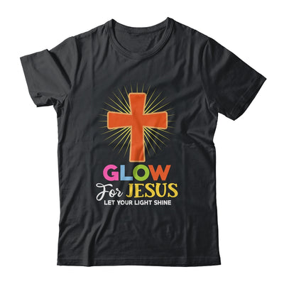 Glow For Jesus Christian Cross Jesus Christ Bible Lover Shirt & Hoodie | teecentury