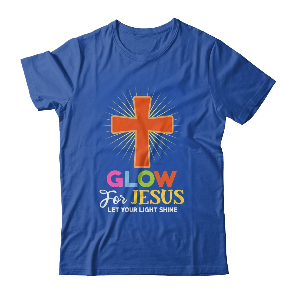 Glow For Jesus Christian Cross Jesus Christ Bible Lover Shirt & Hoodie | teecentury