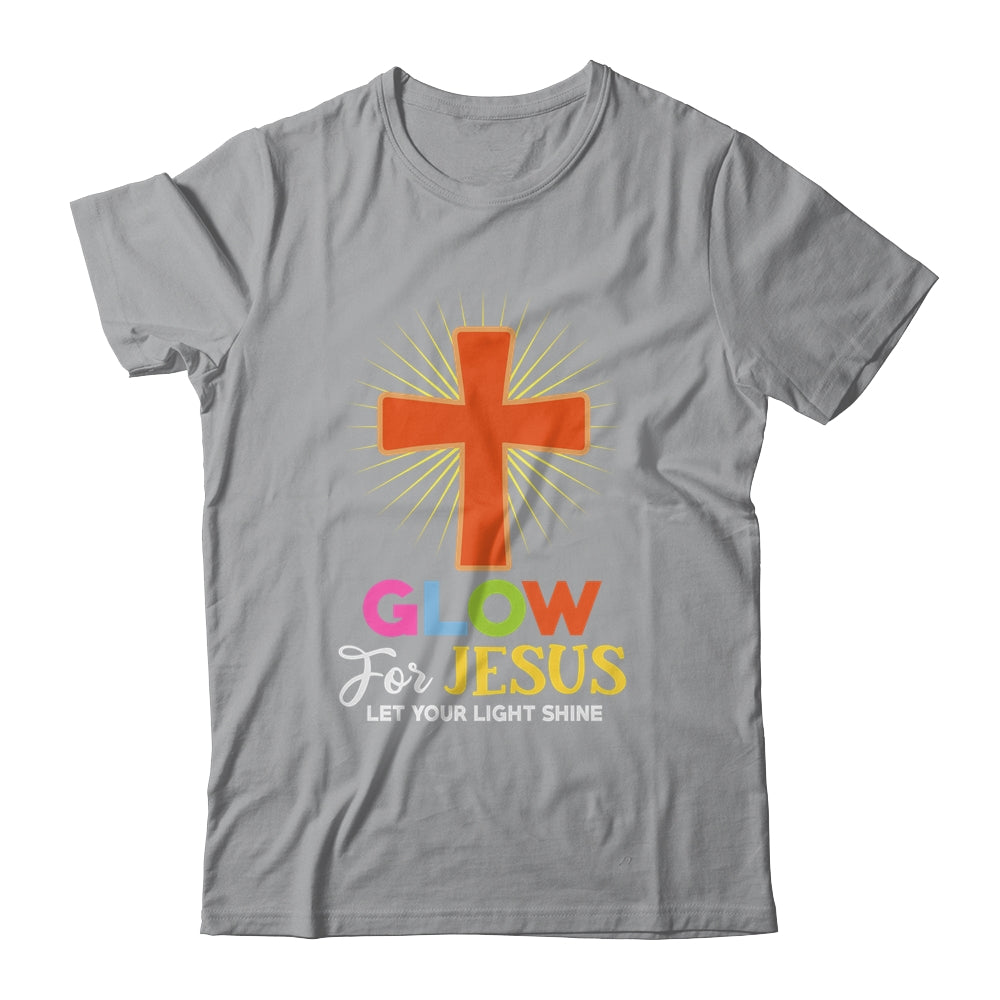 Glow For Jesus Christian Cross Jesus Christ Bible Lover Shirt & Hoodie | teecentury