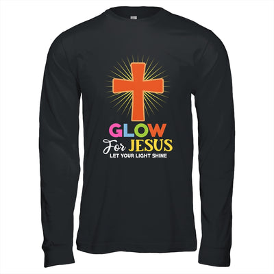 Glow For Jesus Christian Cross Jesus Christ Bible Lover Shirt & Hoodie | teecentury