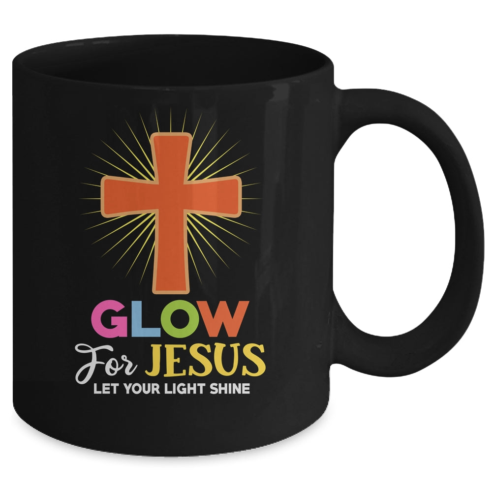 Glow For Jesus Christian Cross Jesus Christ Bible Lover Mug | teecentury