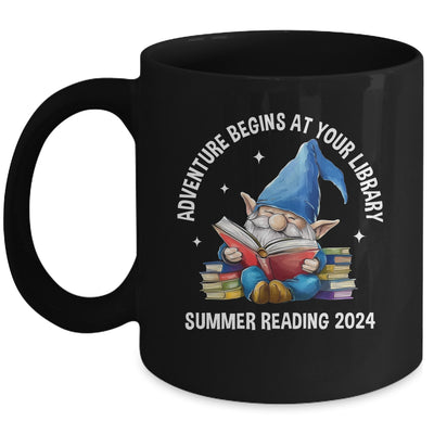 Gnome Adventure Begins At Your Library Summer Reading 2024 Mug | teecentury