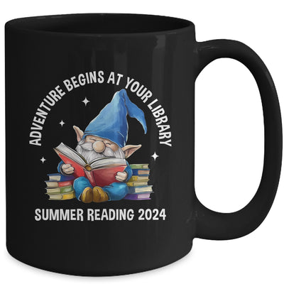 Gnome Adventure Begins At Your Library Summer Reading 2024 Mug | teecentury