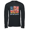 God Bless America Flag Cross Flowers Patriotic 4th Of July Shirt & Hoodie | teecentury