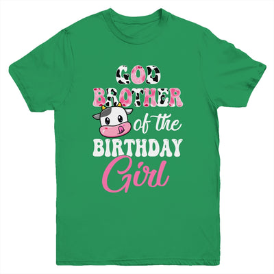 God Brother Of The Birthday Girl Farm Cow 1st Birthday Girl Shirt & Hoodie | teecentury