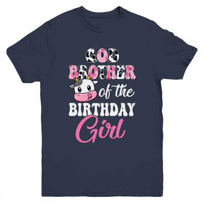 God Brother Of The Birthday Girl Farm Cow 1st Birthday Girl Shirt & Hoodie | teecentury