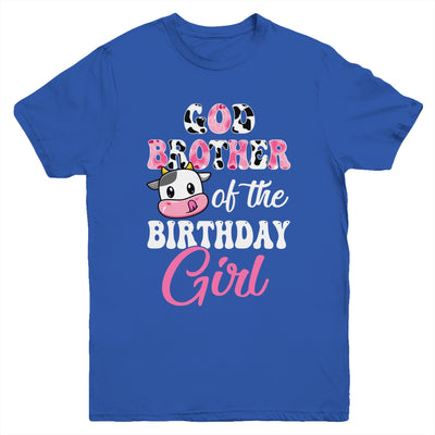 God Brother Of The Birthday Girl Farm Cow 1st Birthday Girl Shirt & Hoodie | teecentury