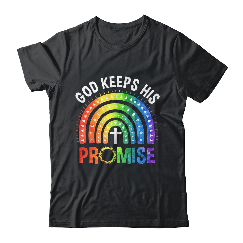 God Keeps His Promise Rainbow LGBT Christian Bible Religious Shirt & Hoodie | teecentury