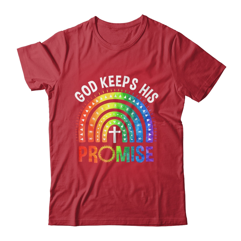 God Keeps His Promise Rainbow LGBT Christian Bible Religious Shirt & Hoodie | teecentury