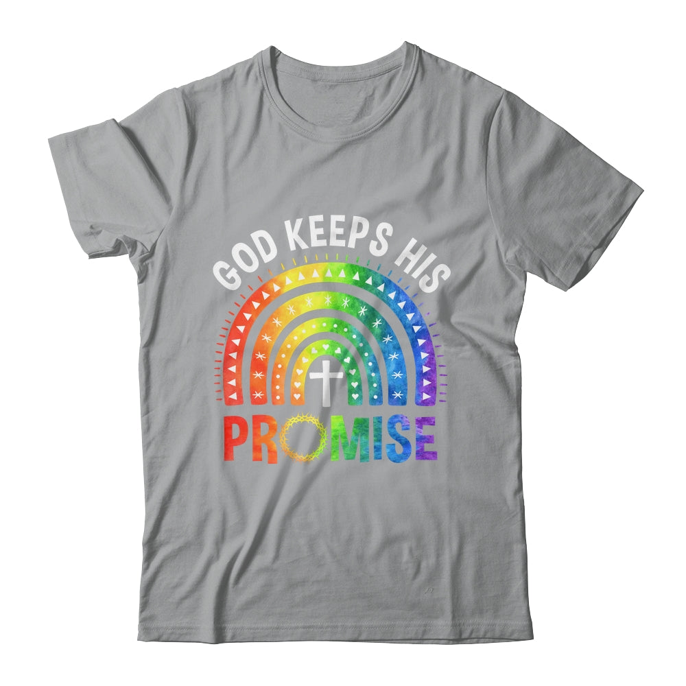God Keeps His Promise Rainbow LGBT Christian Bible Religious Shirt & Hoodie | teecentury