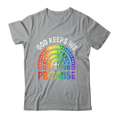God Keeps His Promise Rainbow LGBT Christian Bible Religious Shirt & Hoodie | teecentury