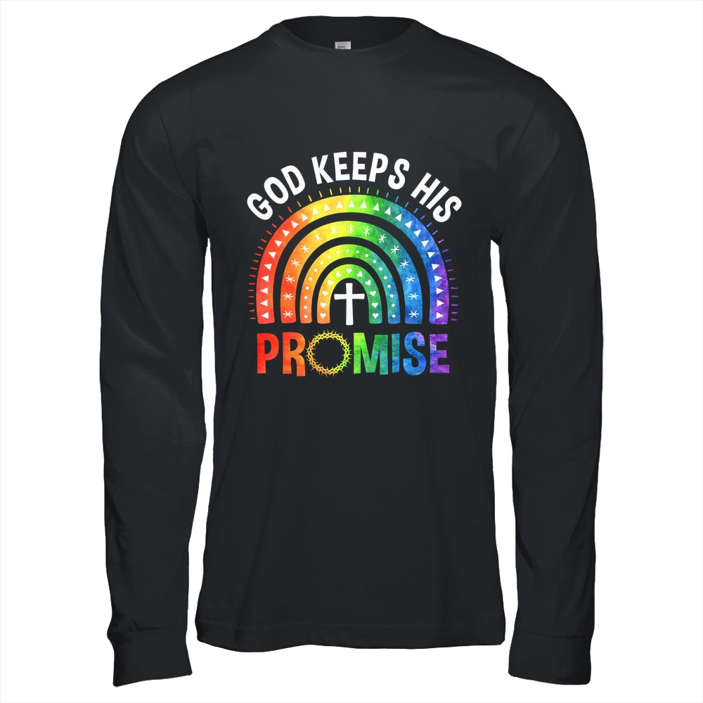God Keeps His Promise Rainbow LGBT Christian Bible Religious Shirt & Hoodie | teecentury