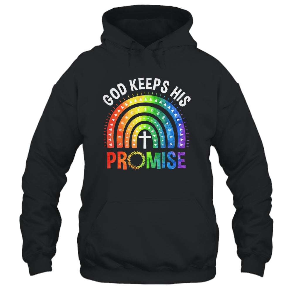 God Keeps His Promise Rainbow LGBT Christian Bible Religious Shirt & Hoodie | teecentury