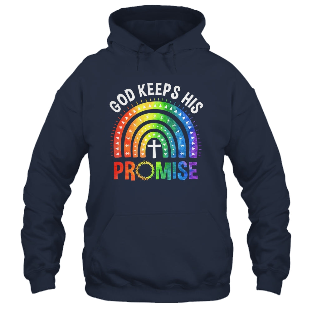 God Keeps His Promise Rainbow LGBT Christian Bible Religious Shirt & Hoodie | teecentury