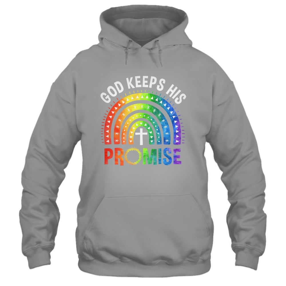 God Keeps His Promise Rainbow LGBT Christian Bible Religious Shirt & Hoodie | teecentury