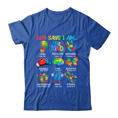 God Says I Am Be Kind Autism Awareness SPED Women Men Kids Shirt & Hoodie | teecentury