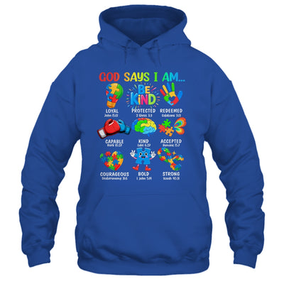 God Says I Am Be Kind Autism Awareness SPED Women Men Kids Shirt & Hoodie | teecentury