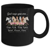 God Says You Are Religious Inspirational Horse Lover Black Mug | teecentury