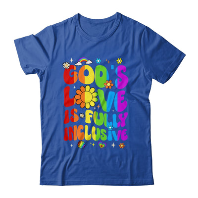 God's Love Is Fully Inclusive Christian Jesus LGBT Gay Pride Shirt & Tank Top | teecentury