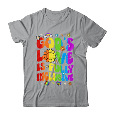 God's Love Is Fully Inclusive Christian Jesus LGBT Gay Pride Shirt & Tank Top | teecentury