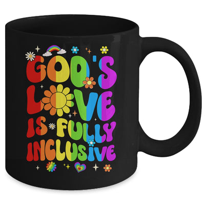 God's Love Is Fully Inclusive Christian Jesus LGBT Gay Pride Mug | teecentury