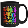 God's Love Is Fully Inclusive Christian Jesus LGBT Gay Pride Mug | teecentury