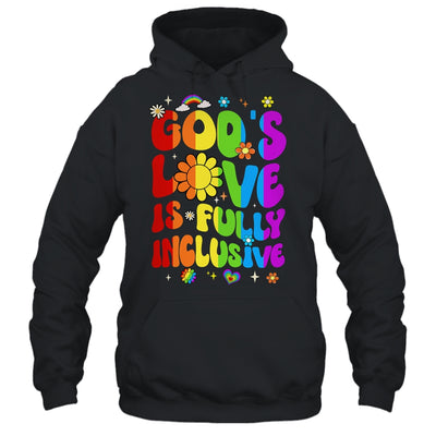 God's Love Is Fully Inclusive Christian Jesus LGBT Gay Pride Shirt & Tank Top | teecentury