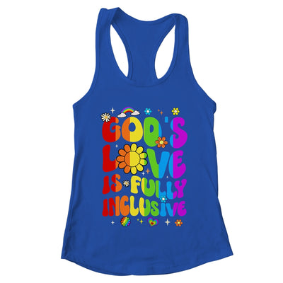 God's Love Is Fully Inclusive Christian Jesus LGBT Gay Pride Shirt & Tank Top | teecentury