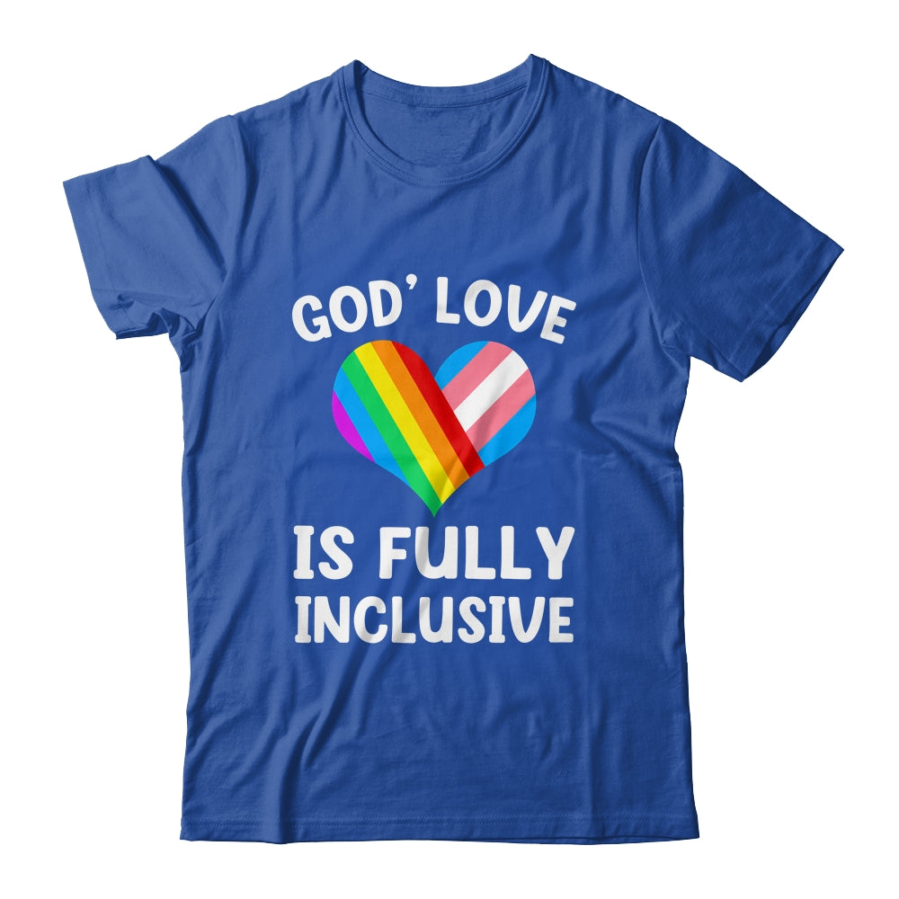 God's Love Is Fully Inclusive Christian LGBT Gay Pride Shirt & Tank Top | teecentury