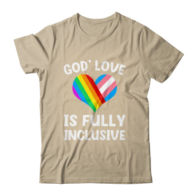 God's Love Is Fully Inclusive Christian LGBT Gay Pride Shirt & Tank Top | teecentury