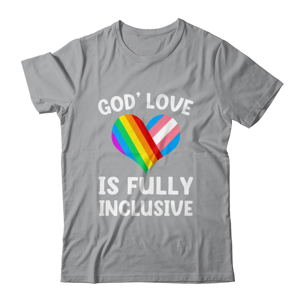God's Love Is Fully Inclusive Christian LGBT Gay Pride Shirt & Tank Top | teecentury