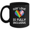 God's Love Is Fully Inclusive Christian LGBT Gay Pride Mug | teecentury