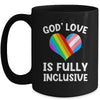 God's Love Is Fully Inclusive Christian LGBT Gay Pride Mug | teecentury