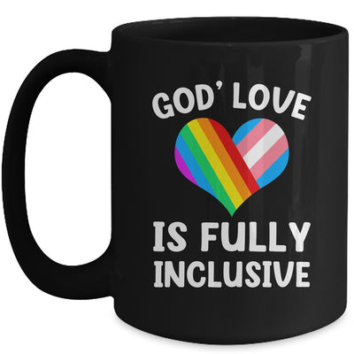 God's Love Is Fully Inclusive Christian LGBT Gay Pride Mug | teecentury