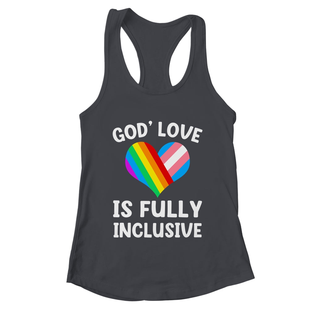 God's Love Is Fully Inclusive Christian LGBT Gay Pride Shirt & Tank Top | teecentury