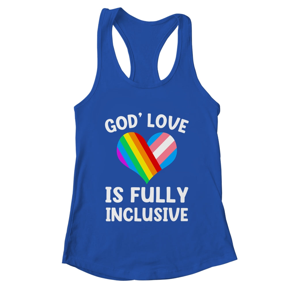 God's Love Is Fully Inclusive Christian LGBT Gay Pride Shirt & Tank Top | teecentury