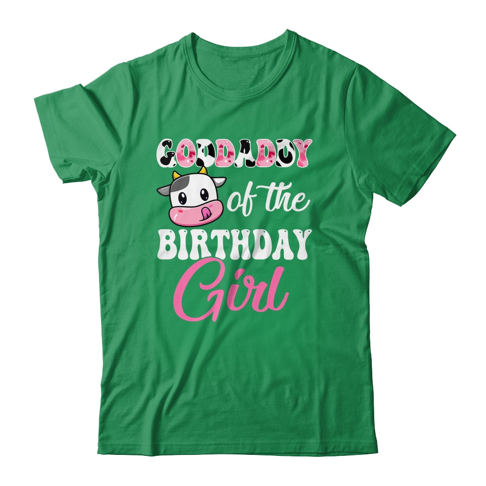 Goddaddy Of The Birthday Girl Farm Cow 1st Birthday Girl Shirt & Hoodie | teecentury