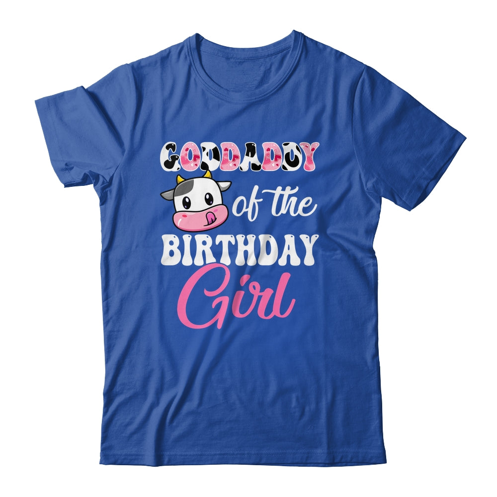 Goddaddy Of The Birthday Girl Farm Cow 1st Birthday Girl Shirt & Hoodie | teecentury