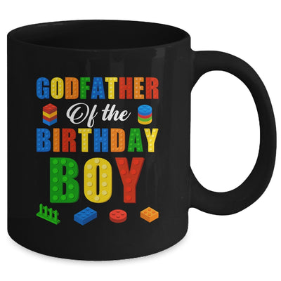 Godfather Birthday Boy Master Builder Building Bricks Blocks Mug | teecentury