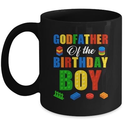 Godfather Birthday Boy Master Builder Building Bricks Blocks Mug | teecentury