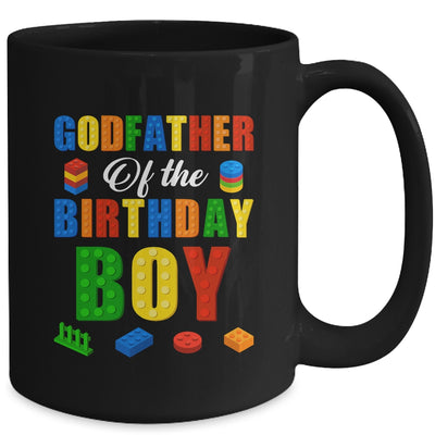 Godfather Birthday Boy Master Builder Building Bricks Blocks Mug | teecentury