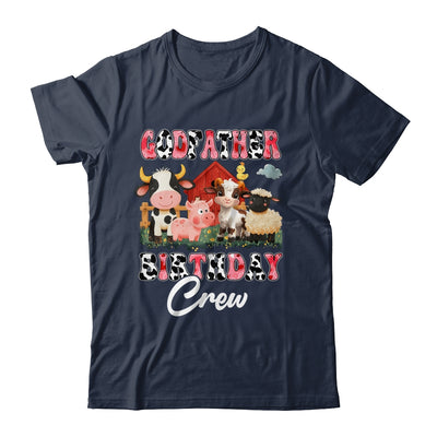 Godfather Birthday Crew Farm Cow Birthday Boy Girl Family Shirt & Hoodie | teecentury