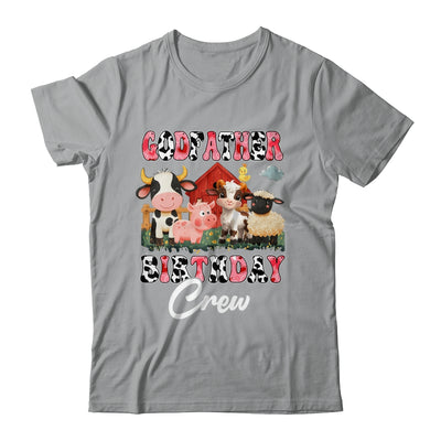 Godfather Birthday Crew Farm Cow Birthday Boy Girl Family Shirt & Hoodie | teecentury